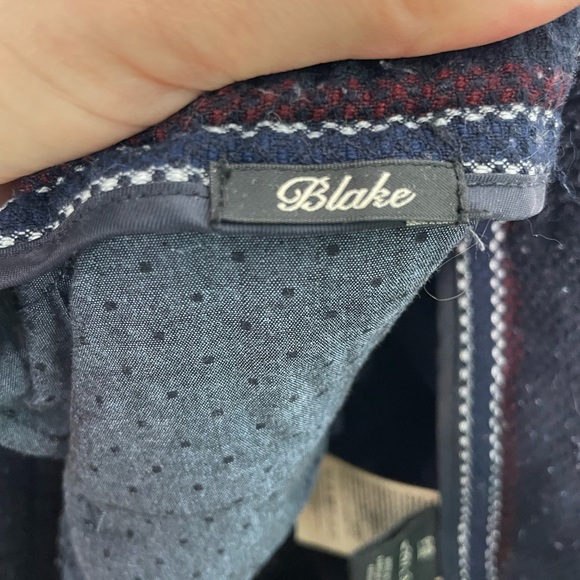 SCOTCH & SODA Blake Pleated tweed Chinos - Navy - Picture 13 of 13
